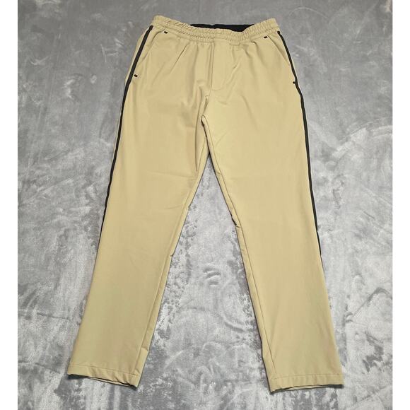 Outerknown Apex Series Pants Men Medium Tan Performance Stretch Beach Activewear - Picture 1 of 11